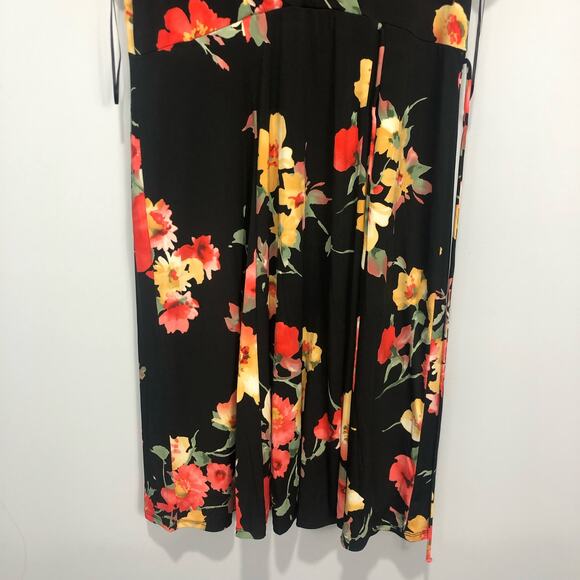 Gilli Women's V-Neck Floral Mini Dress Multicolor Size M - Picture 4 of 9